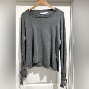 ASTR Gray Knit long sleeve Top